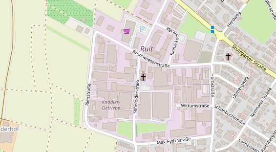 Agentur auf Satellitenbild