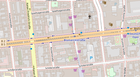 Agentur auf Satellitenbild