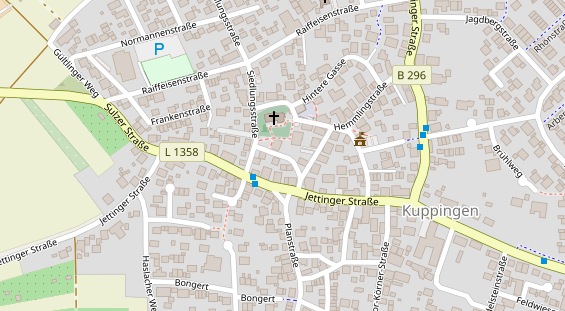 Agentur auf Satellitenbild