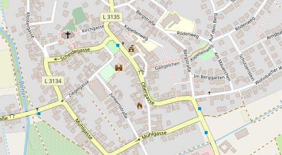 Agentur auf Satellitenbild