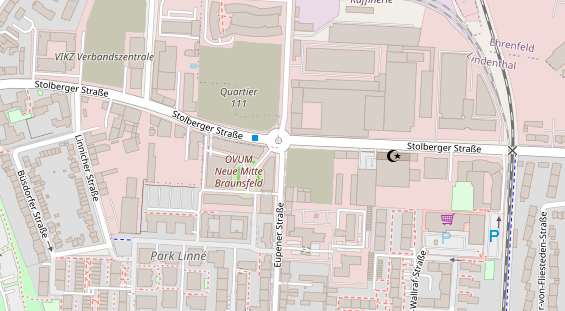 Agentur auf Satellitenbild