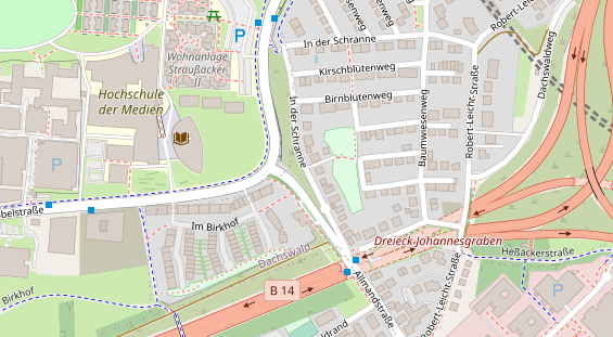 Agentur auf Satellitenbild