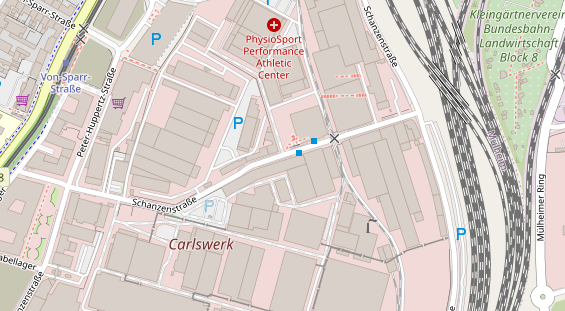 Agentur auf Satellitenbild