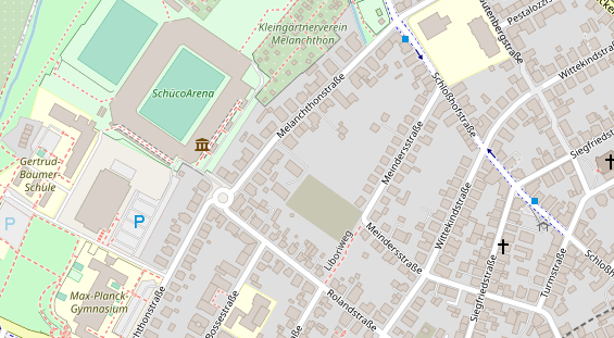 Agentur auf Satellitenbild