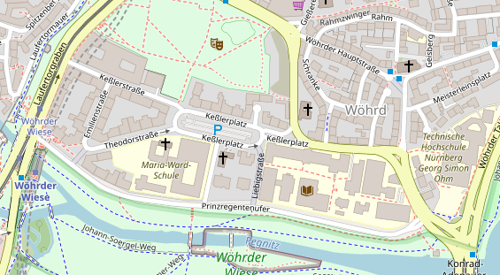 Agentur auf Satellitenbild