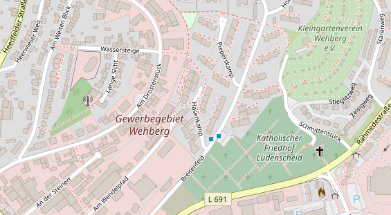 Agentur auf Satellitenbild