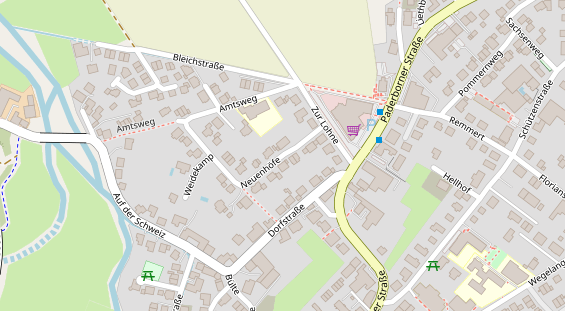 Agentur auf Satellitenbild