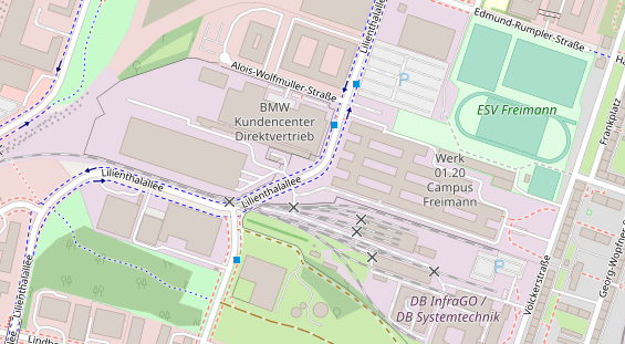 Agentur auf Satellitenbild