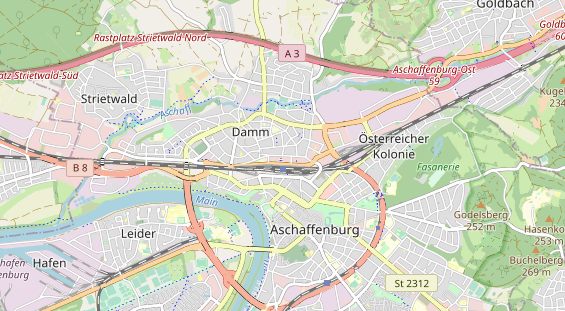 Agentur auf Karte
