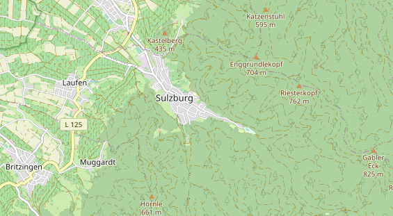 Agentur auf Karte