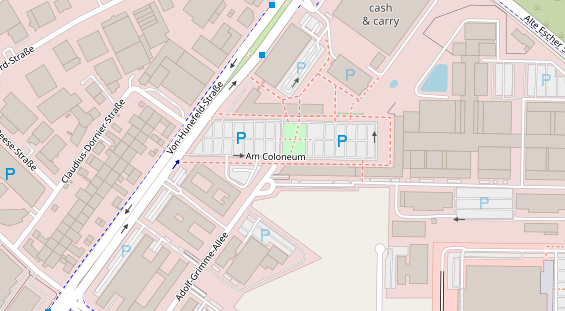 Agentur auf Satellitenbild