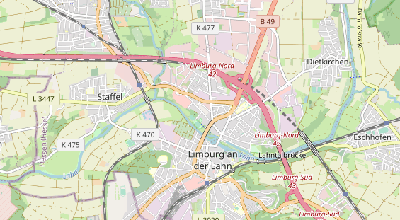 Agentur auf Karte
