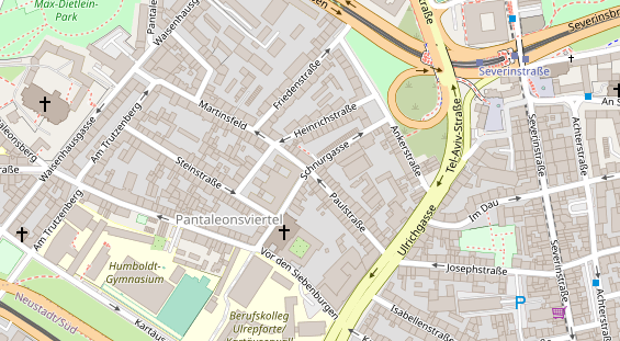 Agentur auf Satellitenbild