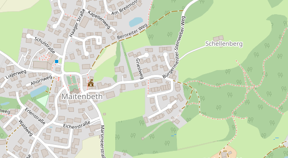 Agentur auf Satellitenbild