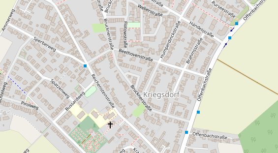 Agentur auf Satellitenbild