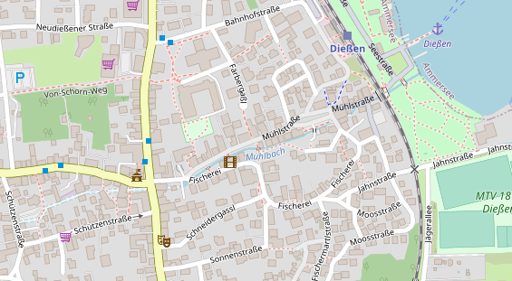 Agentur auf Satellitenbild