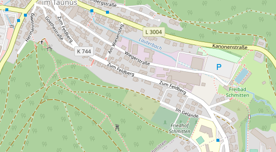 Agentur auf Satellitenbild