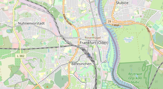 Agentur auf Karte