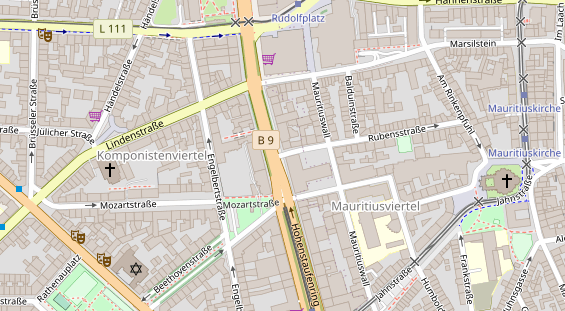 Agentur auf Satellitenbild