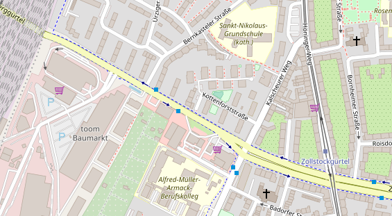 Agentur auf Satellitenbild