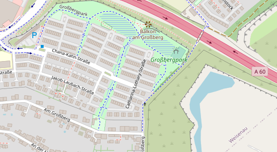 Agentur auf Satellitenbild