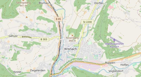 Eventlocations auf Karte