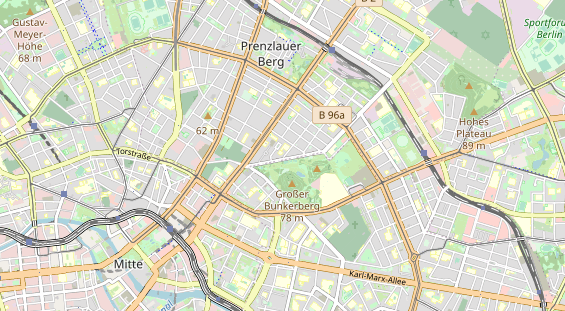 Eventlocations auf Karte