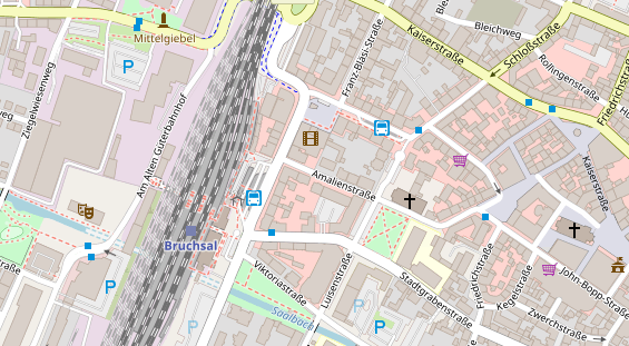 Agentur auf Satellitenbild