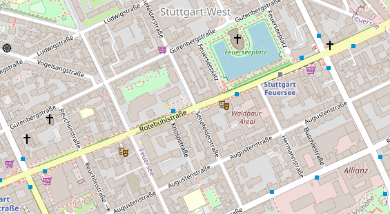 Agentur auf Satellitenbild