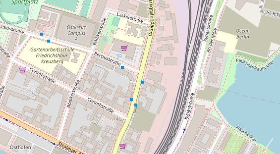 Agentur auf Satellitenbild