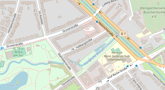 Agentur auf Satellitenbild