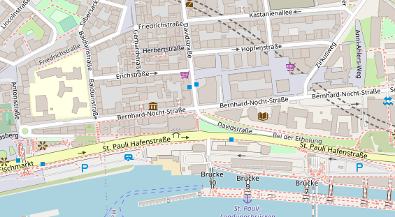 Agentur auf Satellitenbild