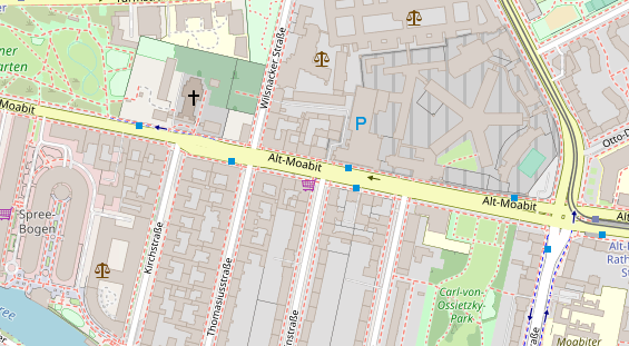 Agentur auf Satellitenbild