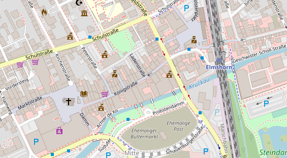 Agentur auf Satellitenbild
