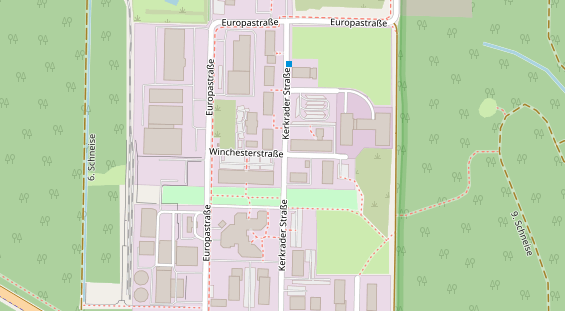 Agentur auf Satellitenbild