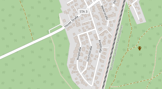 Agentur auf Satellitenbild