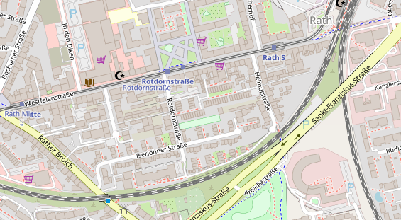 Agentur auf Satellitenbild