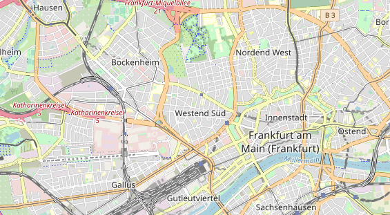 Agentur auf Karte