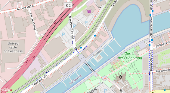 Agentur auf Satellitenbild