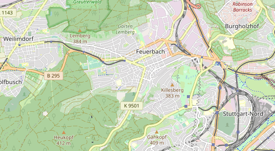 Agentur auf Karte