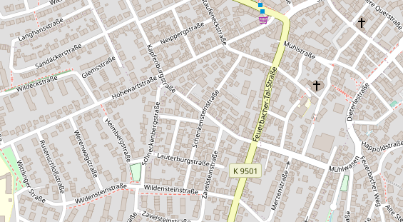 Agentur auf Satellitenbild