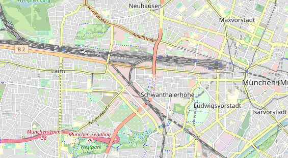 Agentur auf Karte