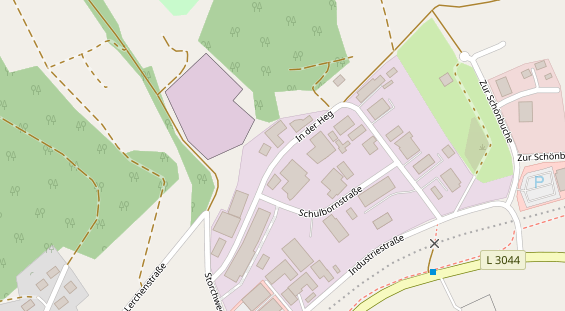 Agentur auf Satellitenbild