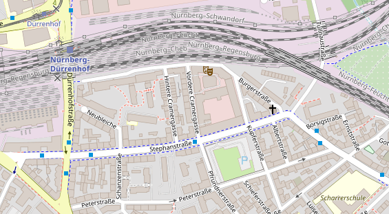 Agentur auf Satellitenbild