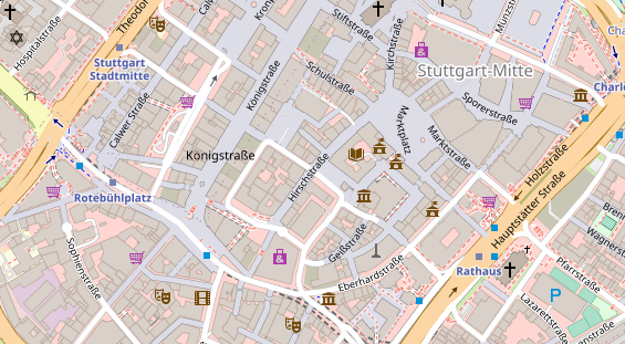 Agentur auf Satellitenbild