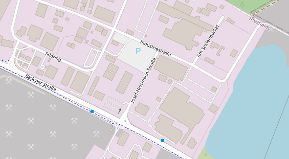 Agentur auf Satellitenbild