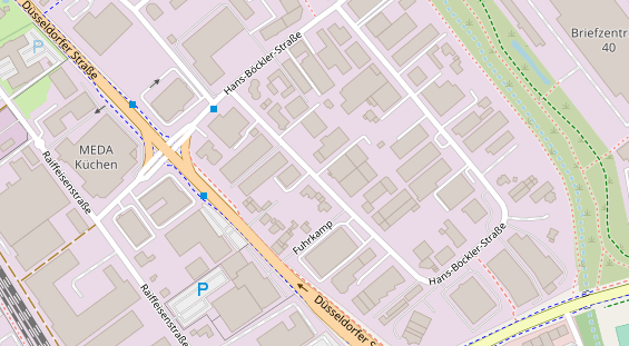 Agentur auf Satellitenbild