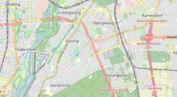 Agentur auf Karte