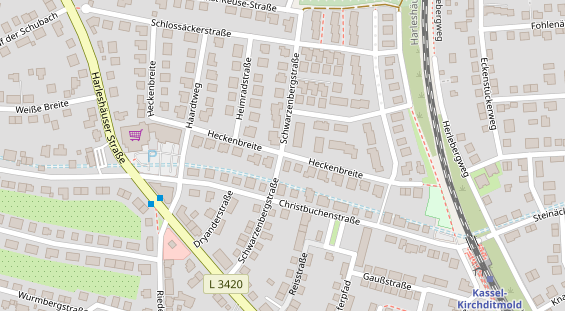 Agentur auf Satellitenbild