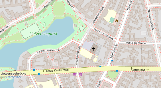 Agentur auf Satellitenbild